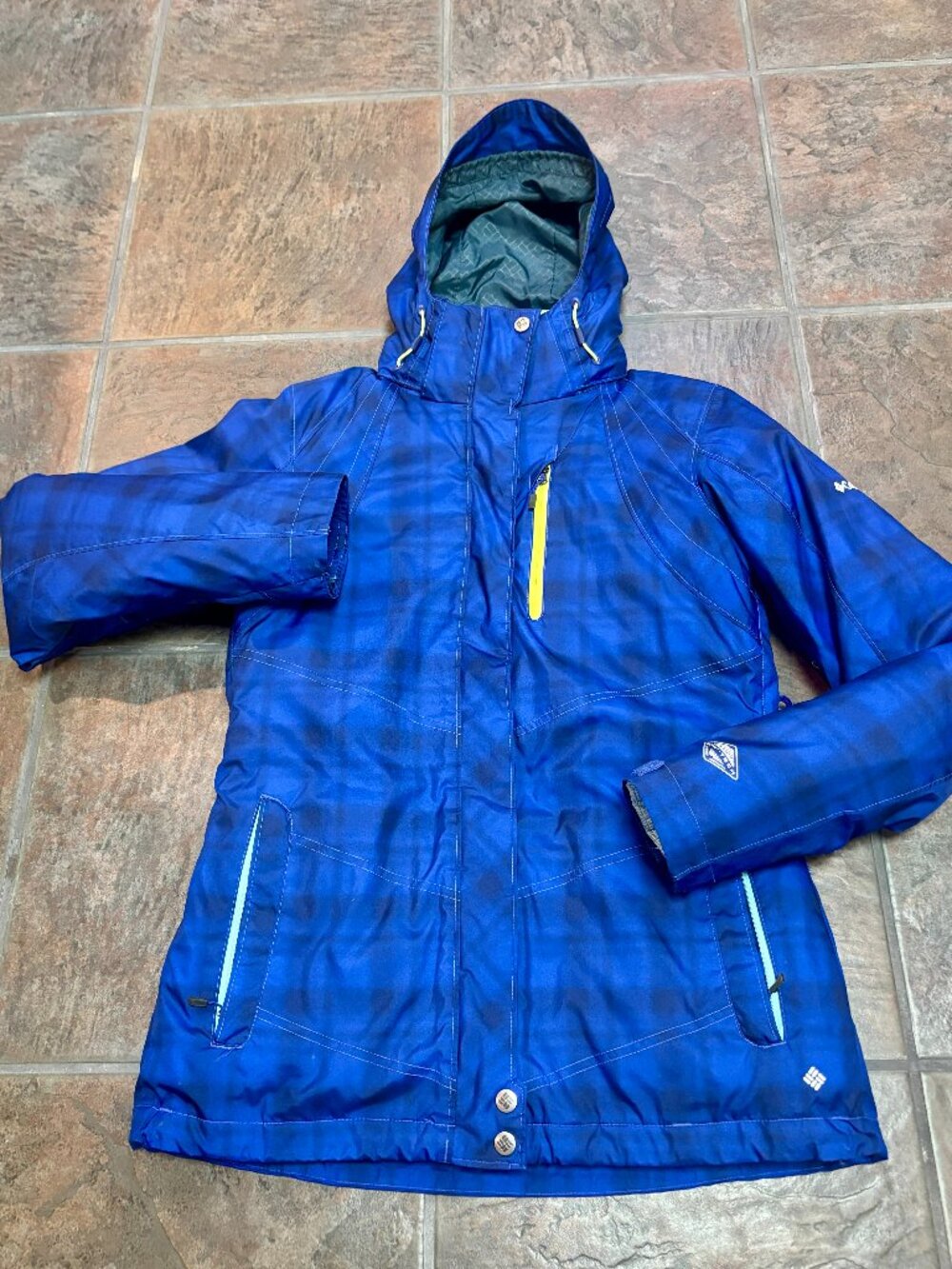 ~~Columbia Omni-Heat 3 in 1 Interchange Purple Winter Ski Jacket Women's Small